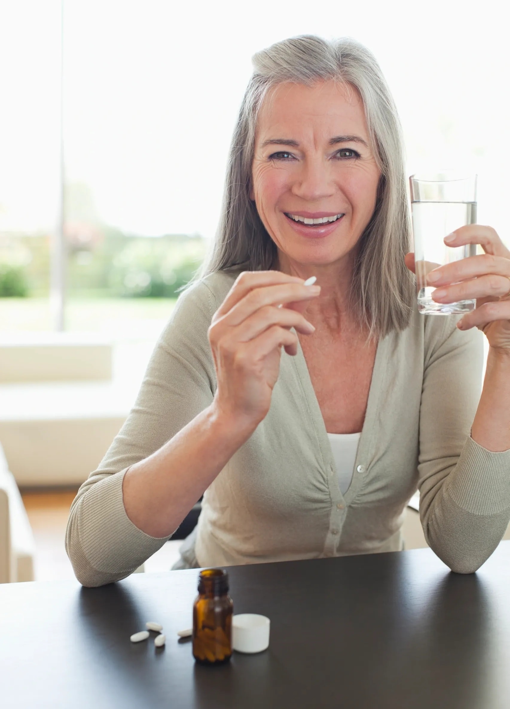 Woman enjoying an active, balanced lifestyle outdoors